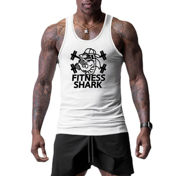 Gym Mens Summer  Brand Workout  Tank Top Bodybuilding Mesh