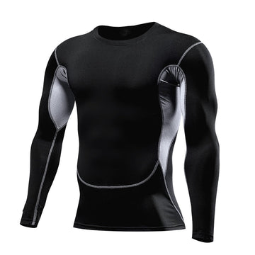 Compression Long sleeve T Shirt for Fitness and Running