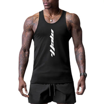 Mens Muscle Popular Tank Top Bodybuilding Mesh Quick