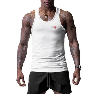 Mens Quick Dry O-Neck Fitness Tank Top