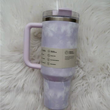 Stanley Adventure Flowstate Quencher H2.0 40oz Stainless Steel Tumbler - Limited Edition Wisteria Tie Dye